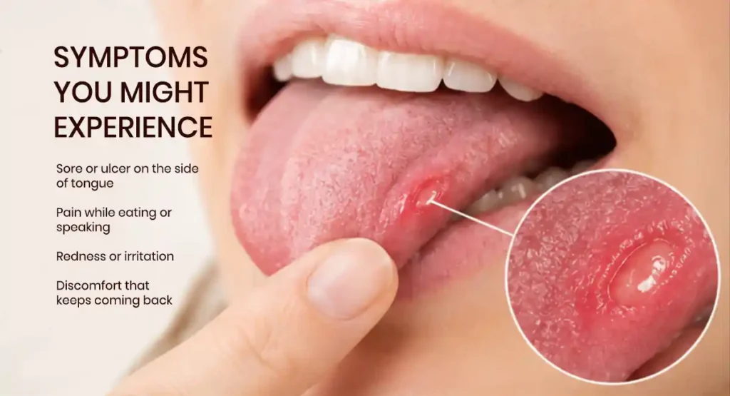 symptoms of  Sharp Tooth Hurting Tongue