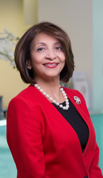 Dr Rashmi Patel MBE principal dentist in Hampstead at RP Advanced Dental Centre
